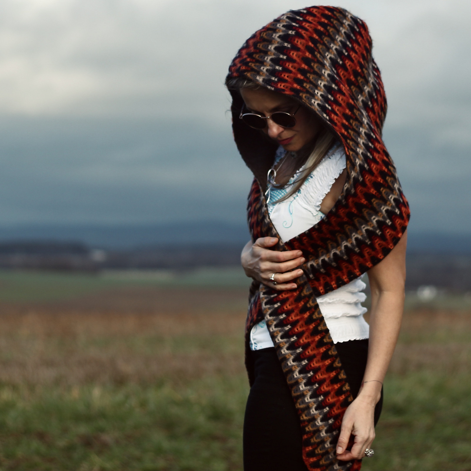 Oboustranný kapucošál